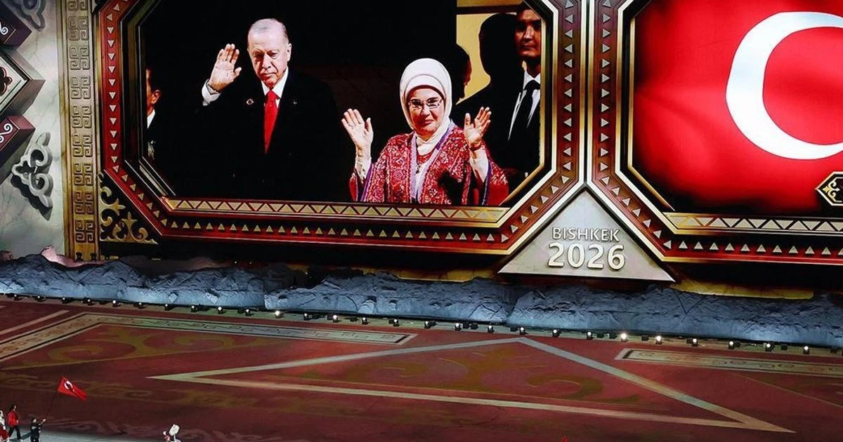 Emine Erdoğan Bişkek’te 6. Dünya Göçebe Oyunları açılışına katıldı