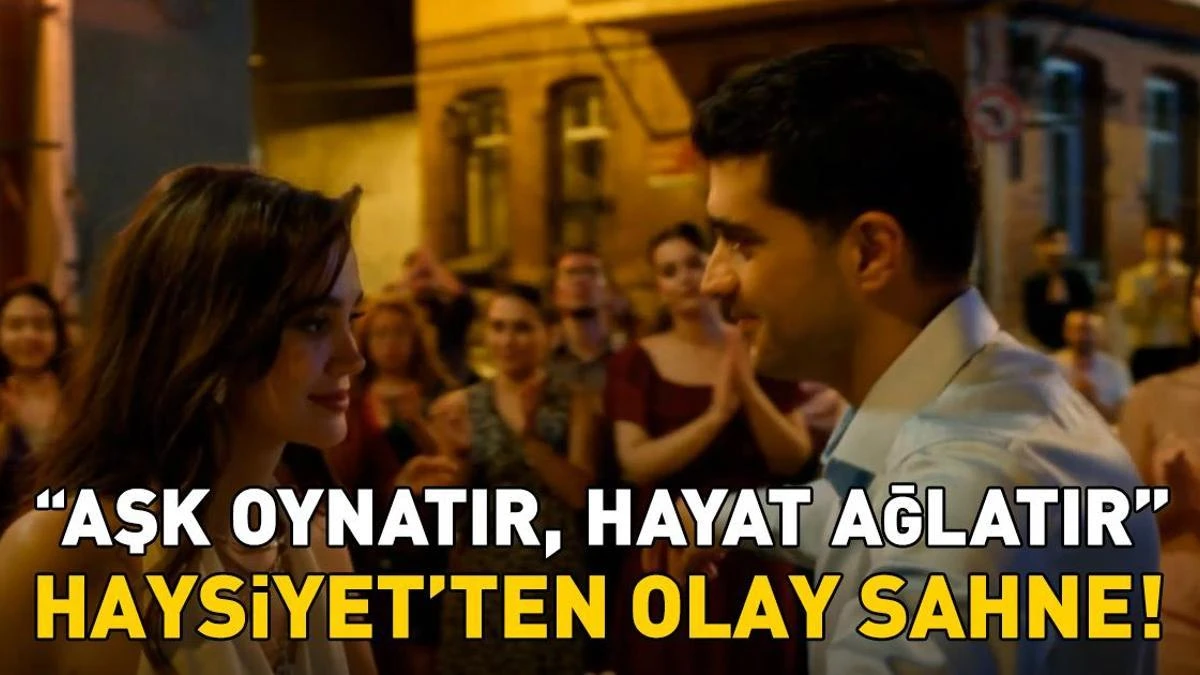 Haysiyet’in ilk bölüm sahnesi sosyal medyada konuşuluyor