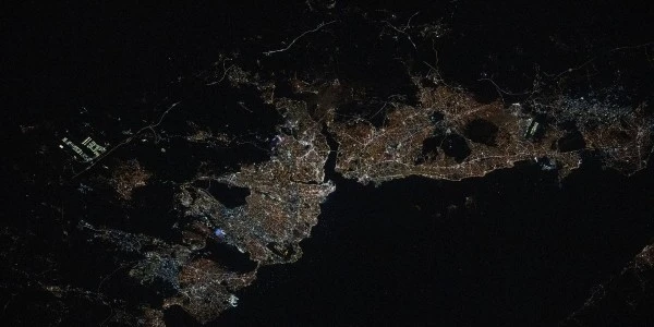 Uluslararası Uzay İstasyonu'ndan İstanbul görüntüleri paylaşıldı