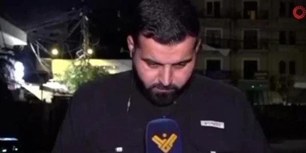 Lübnanlı muhabir canlı yayında İsrail hava saldırısında hedef oldu