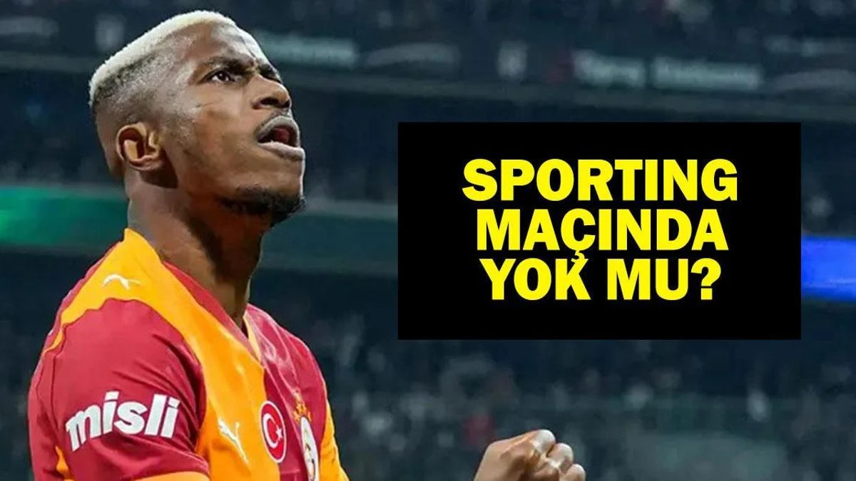 Osimhen Sporting maçında yok: Sağ adduktorda strain tespit edildi