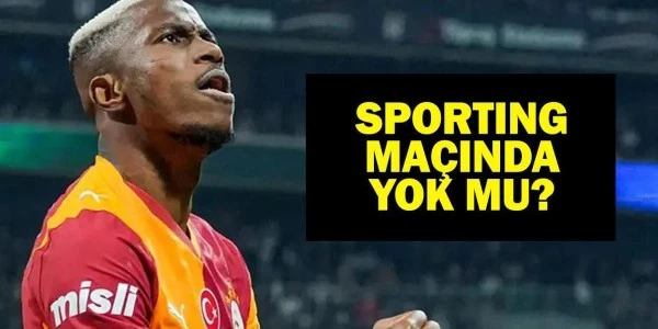 Osimhen Sporting maçında yok: Sağ adduktorda strain tespit edildi