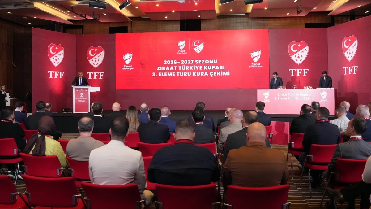 Türkiye Kupası 3. Eleme Turu Kura Çekimi TFF Hasan Doğan'da