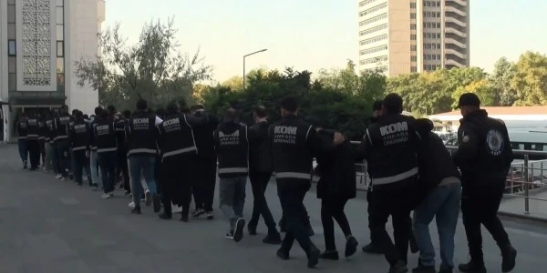 Ankara merkezli 14 ilde suç örgütlerine operasyon: 20 tutuklama