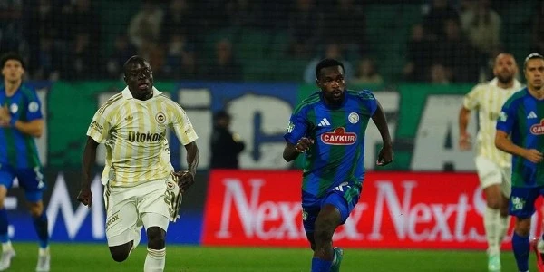 Çaykur Rizespor-Fenerbahçe maçında öne çıkan anlar