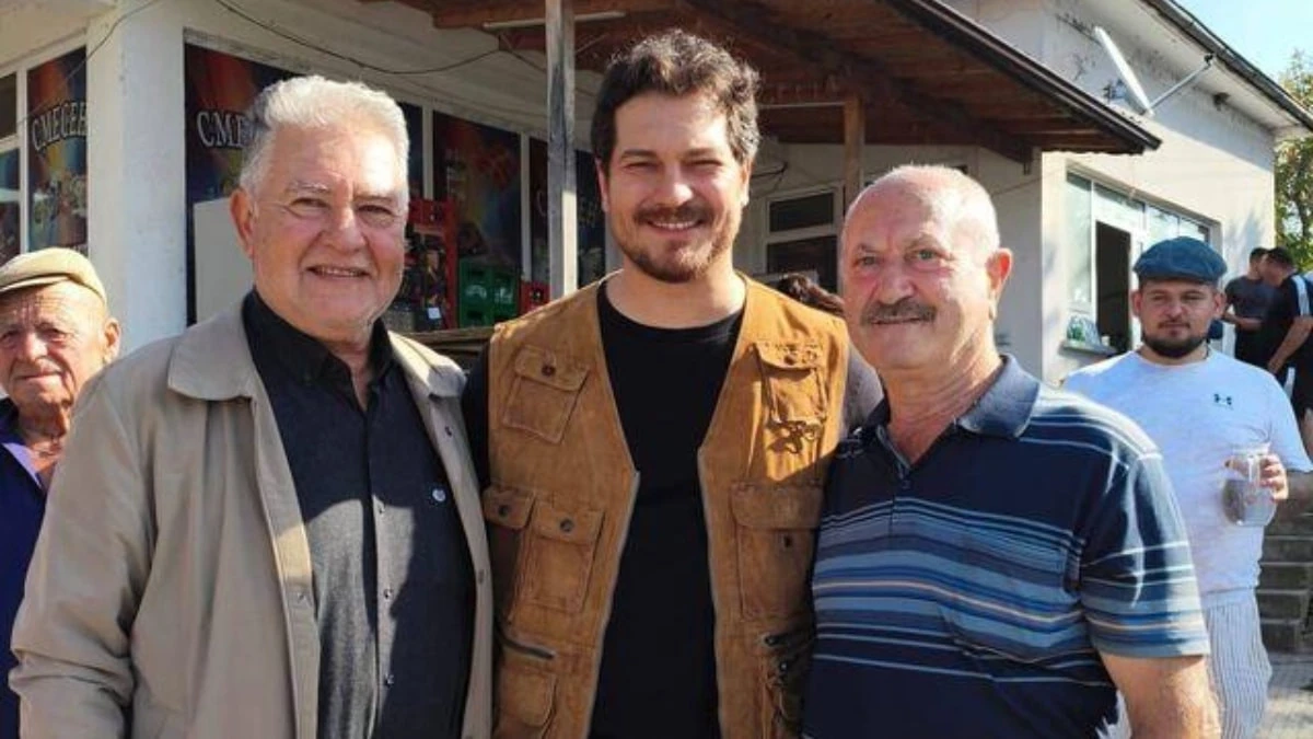 Çağatay Ulusoy, Bulgaristan’daki baba köyünde ilgi gördü