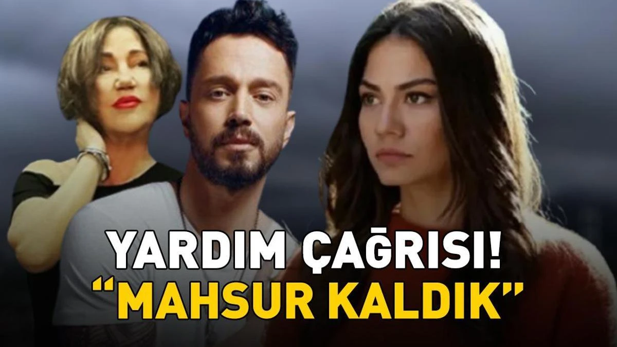 Murat Boz ve Demet Özdemir'den mahsur kaldıkları stüdyodan yardım çağrısı