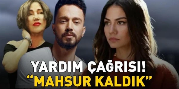 Murat Boz ve Demet Özdemir'den mahsur kaldıkları stüdyodan yardım çağrısı