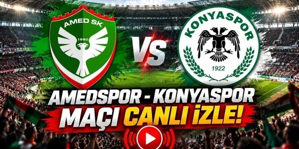 Amedspor-Konyaspor maçı ne zaman, saat kaçta, hangi kanalda?