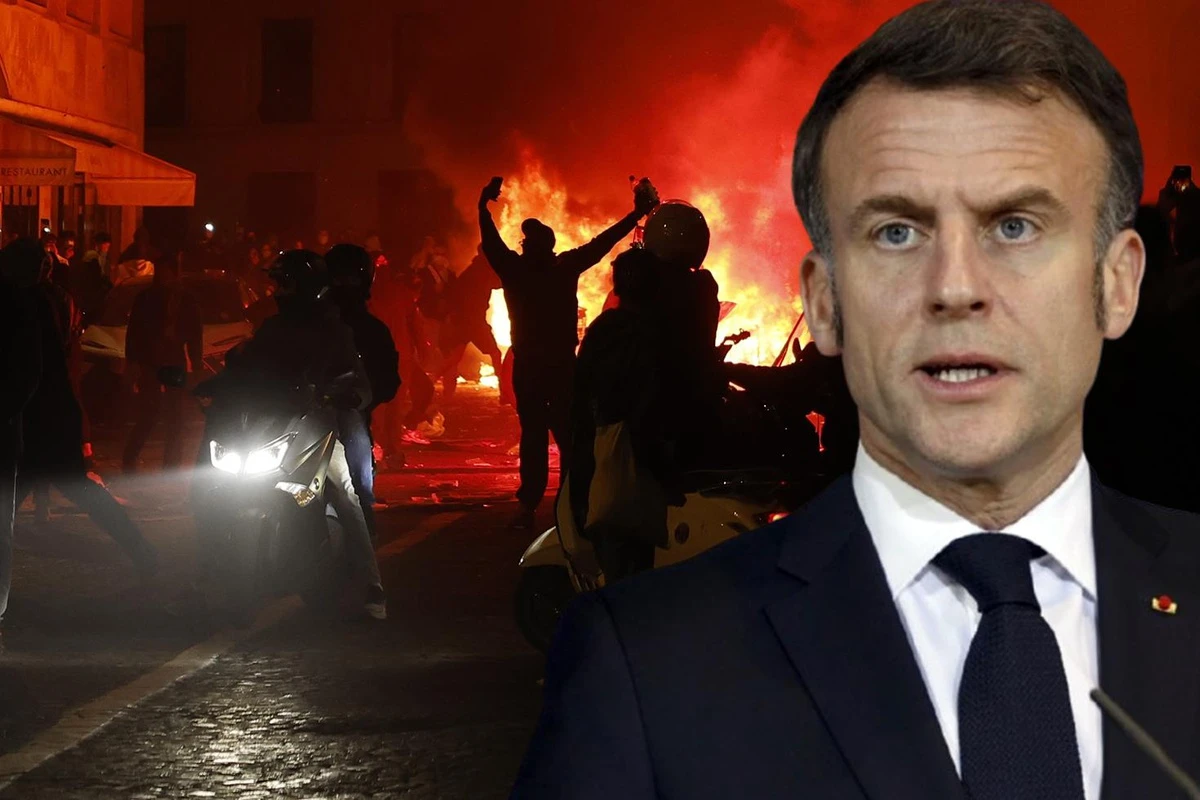 Macron'dan yağmacılara sert uyarı: Hiç kimse cezasız kalmayacak