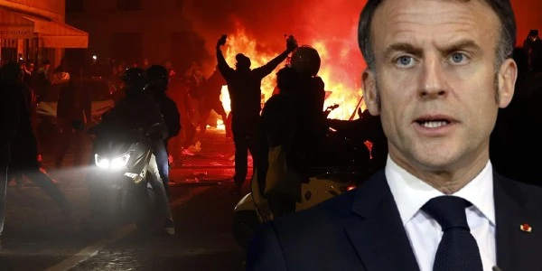 Macron'dan yağmacılara sert uyarı: Hiç kimse cezasız kalmayacak