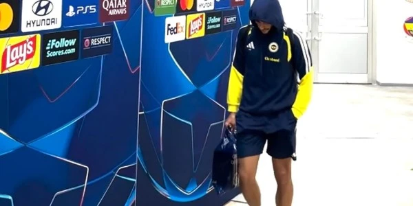 Fenerbahçe'de Guendouzi'nin maç sonundaki görüntüsü dikkat çekti