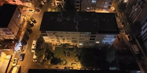 Eyüpsultan'da kolonlarından ses gelen 5 katlı bina boşaltıldı