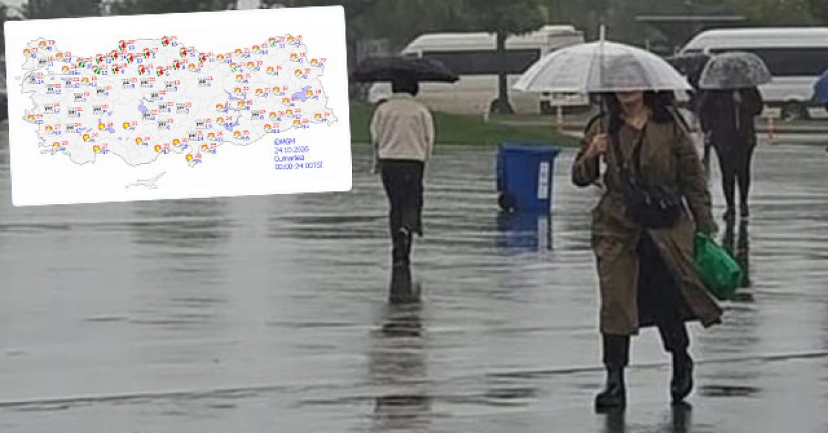 Meteoroloji uyardı: Marmara ve Karadeniz'de sağanak bekleniyor