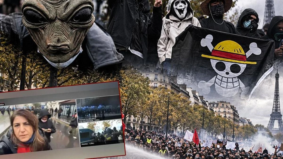 Paris'teki Sarı Yelekliler eyleminde 200'e yakın gözaltı