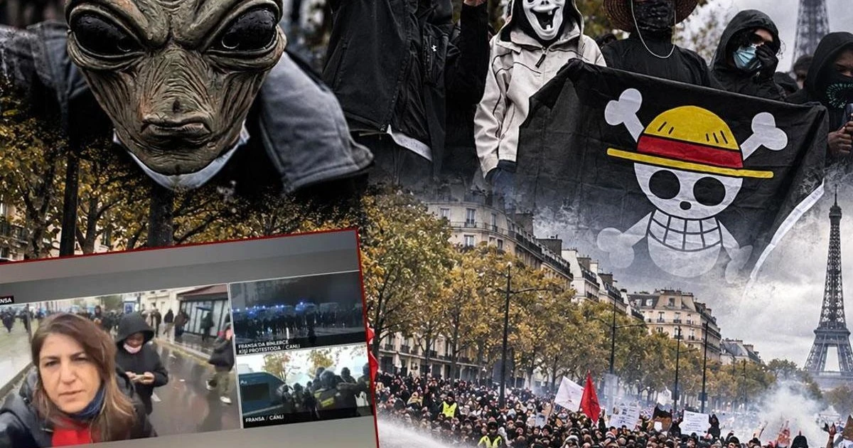 Paris'teki Sarı Yelekliler eyleminde 200'e yakın gözaltı