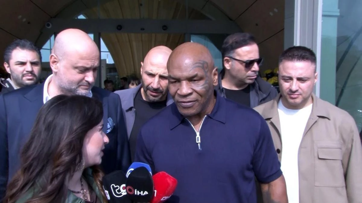Efsane boksör Mike Tyson, dizi projesi için İstanbul’a geldi