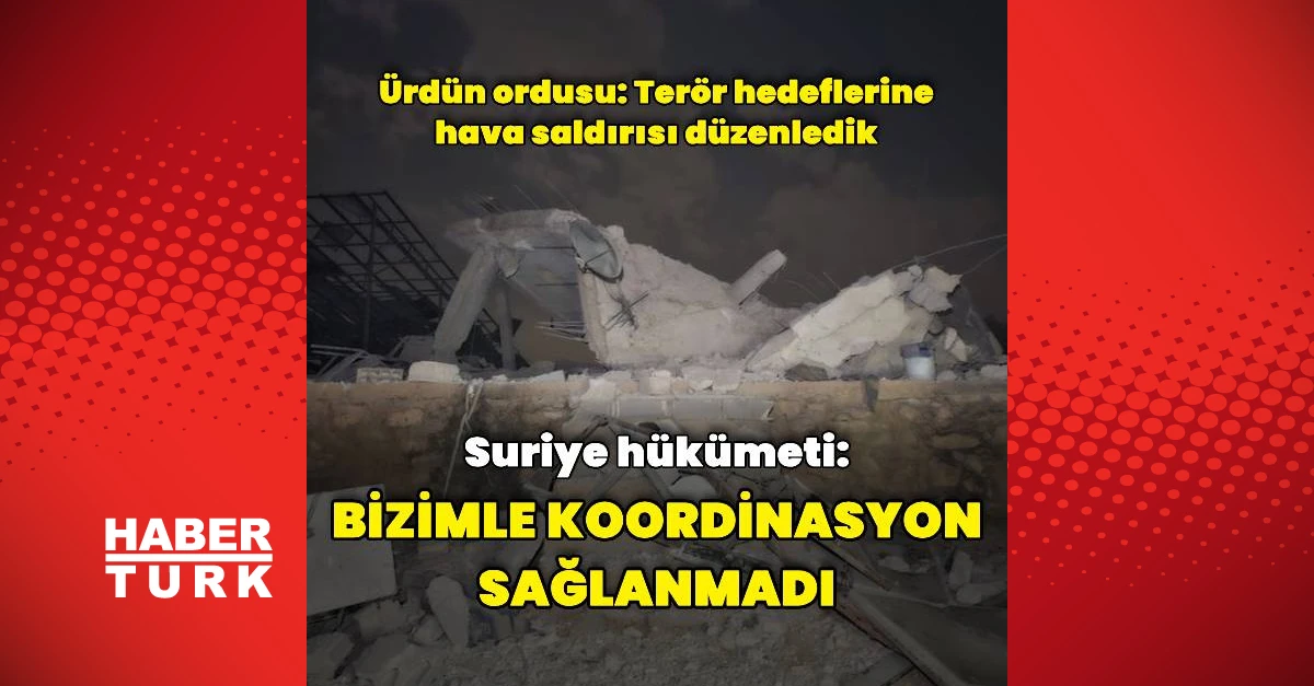 Ürdün, Kerek saldırısına misilleme için Suriye'nin güneyini vurdu