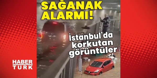 İstanbul'da sağanak etkili oldu: Pendik'te alt geçit su bastı