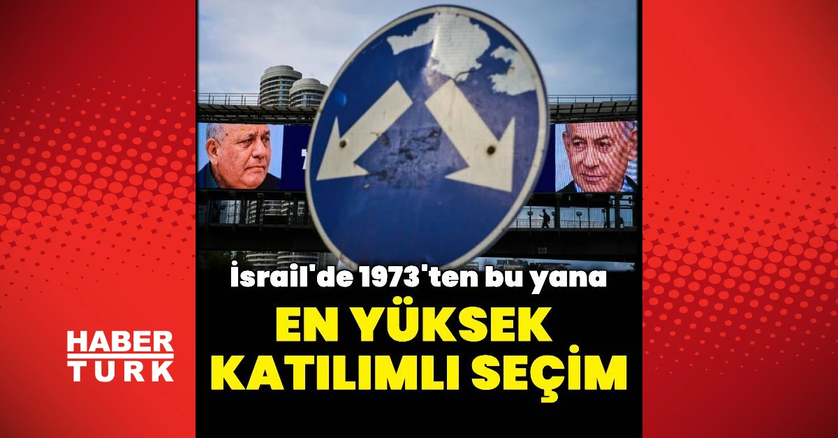 İsrail seçimlerinde saat 18.00 itibarıyla katılım rekoru