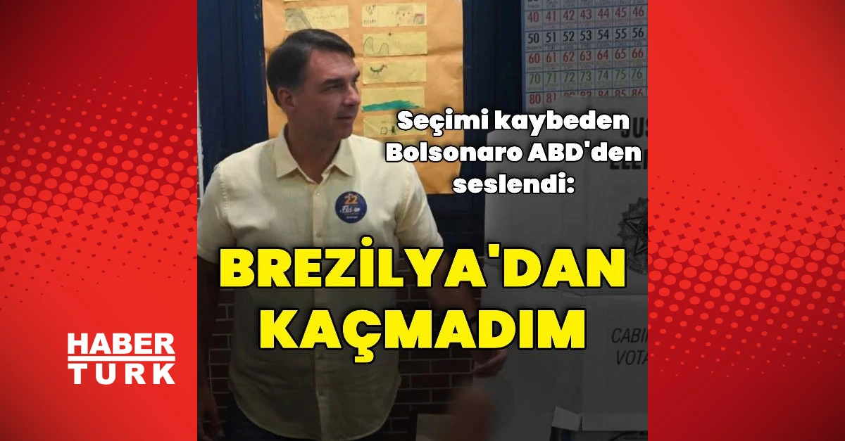 Seçimi kaybeden Flavio Bolsonaro, ABD'nin Miami kentine gitti