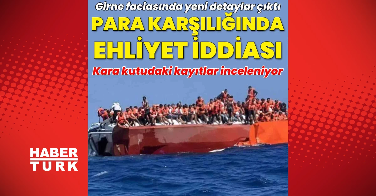 Girne'deki gemi faciasında kara kutu kayıtları mahkemede