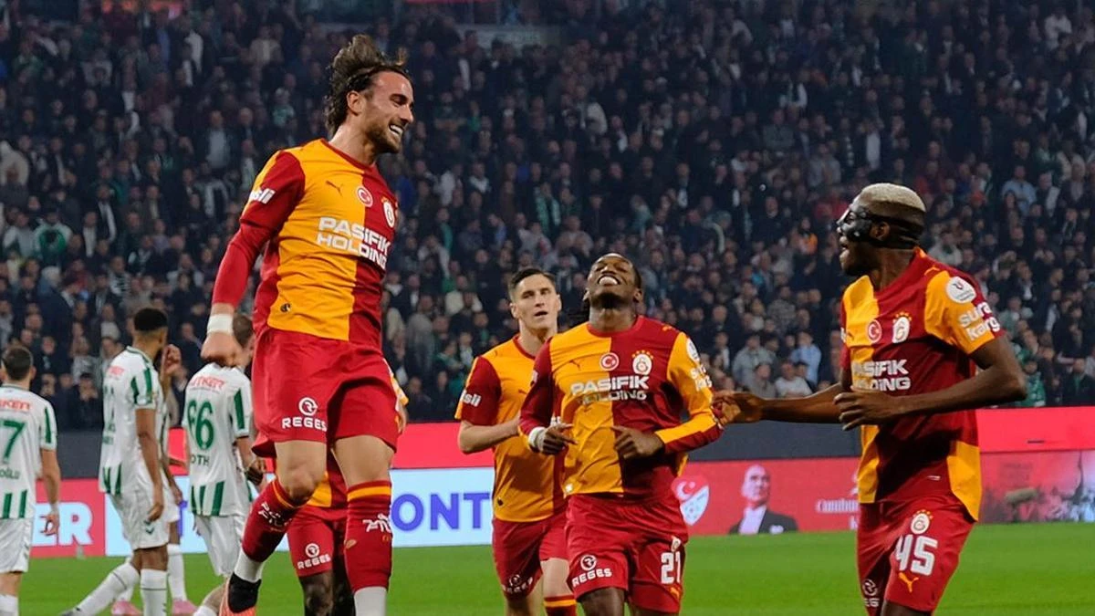 Galatasaray Konya’da kazandı, puanını 25’e yükseltti