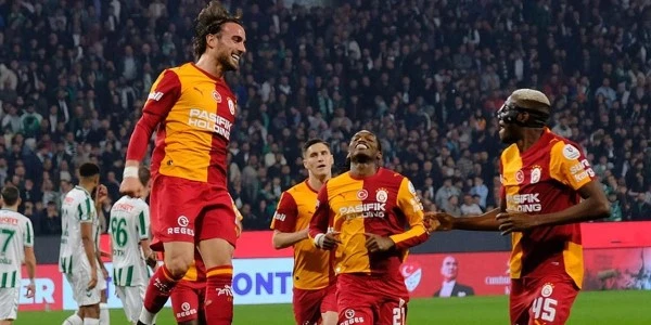 Galatasaray Konya’da kazandı, puanını 25’e yükseltti