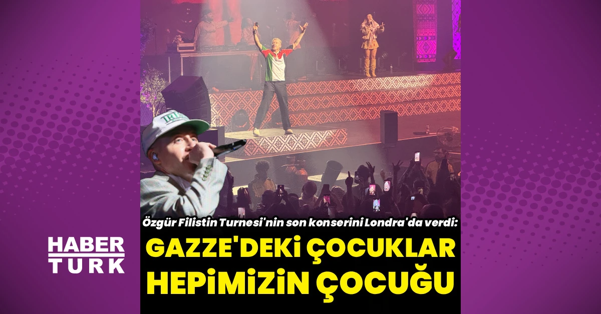 Macklemore, Özgür Filistin turnesinin finalini Londra’da yaptı