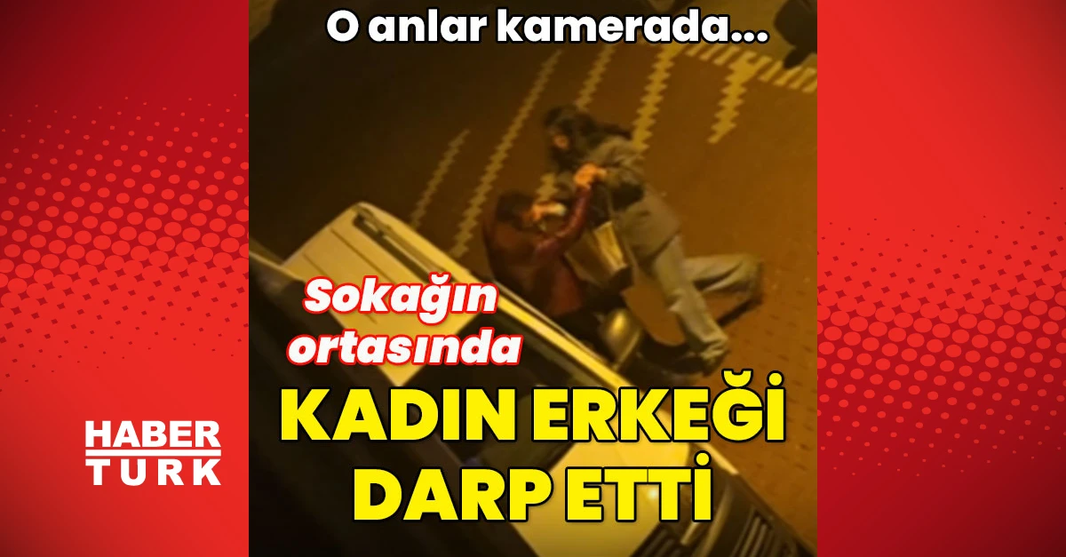 Esenyurt'ta sokak ortasında kavga: Kadın erkeğe taş attı