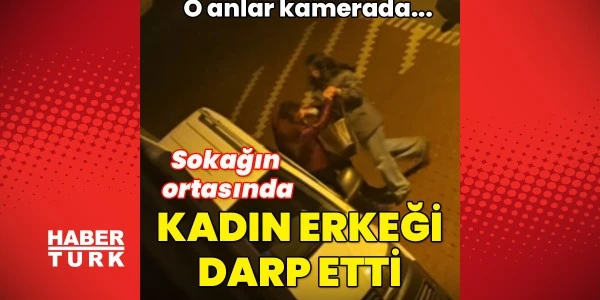 Esenyurt'ta sokak ortasında kavga: Kadın erkeğe taş attı